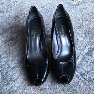 Liz Claiborne peep toe heels